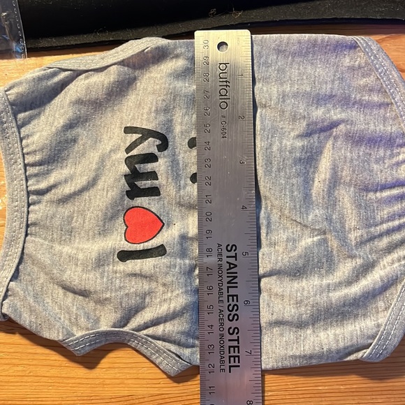 NWT Dog t-shirt ‘’I ♥️my Daddy’’ - Picture 4 of 4